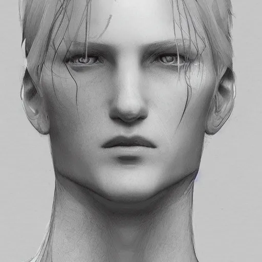 Prompt: johan liebert , sketch , trending on artstation , Hyperdetailed , CGSociety