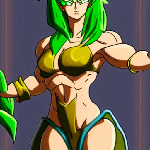 Image similar to female broly from dragon ball