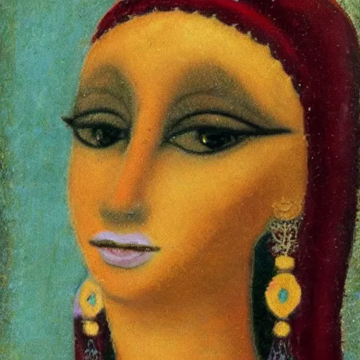 Image similar to sumerian mona liza