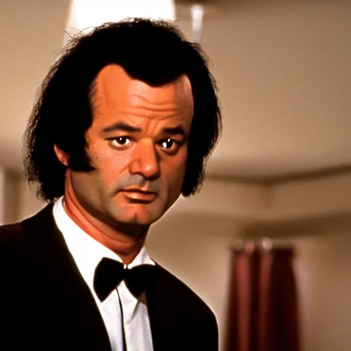 Prompt: bill murray in pulp fiction