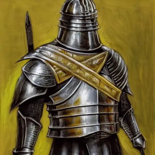 Image similar to donald trump, knights armor!!!!!!!!!!!!!!!!, one broadsword, by hans holdein, donald trumps highly detailed handsome face, two arms, two legs, donald trumps symmetrical face, realistic, valiant, heroic