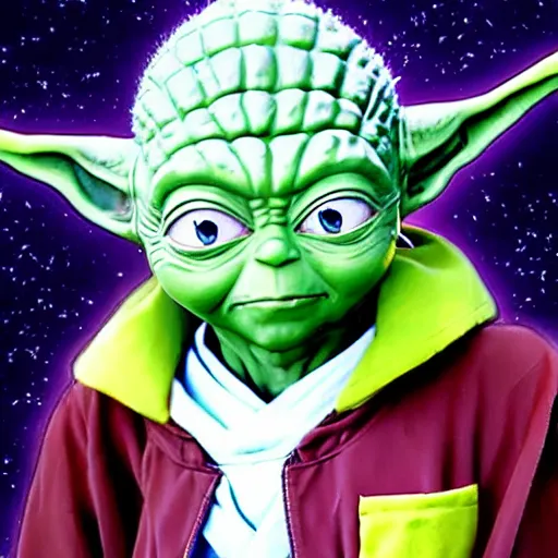 Image similar to Yoda portrait as an anime character from Dragon Ball Z. Beautiful. 4K.