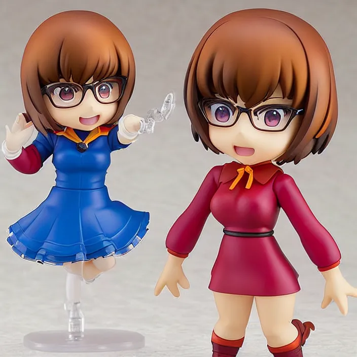 Image similar to Velma, An anime Nendoroid of Velma, figurine, detailed product photo