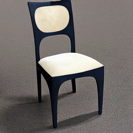 Prompt: a chair in the style of Enzo Mari