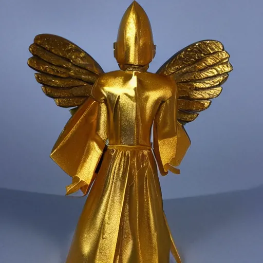 Image similar to angel with golden armor