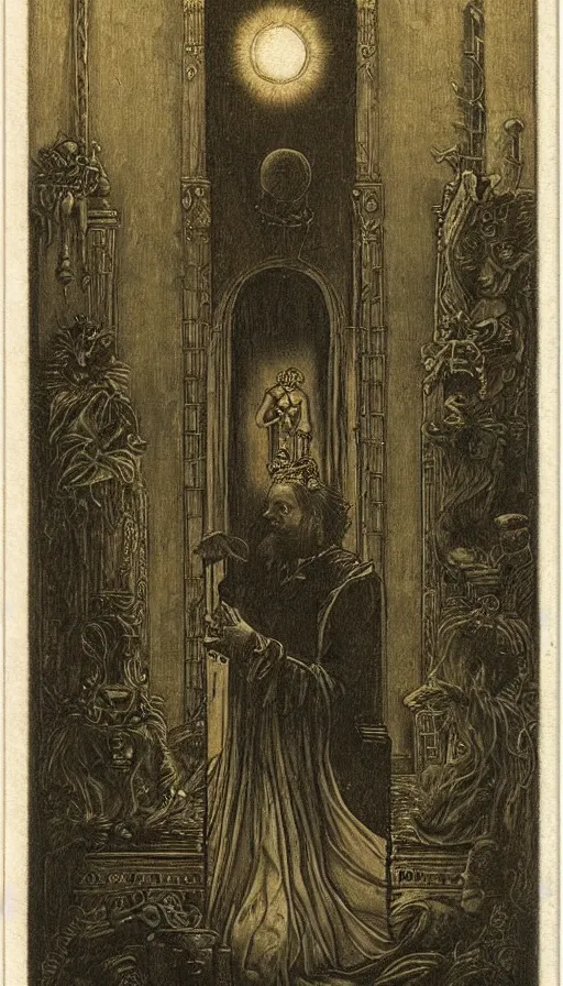 Image similar to the empress tarot by carl gustav carus