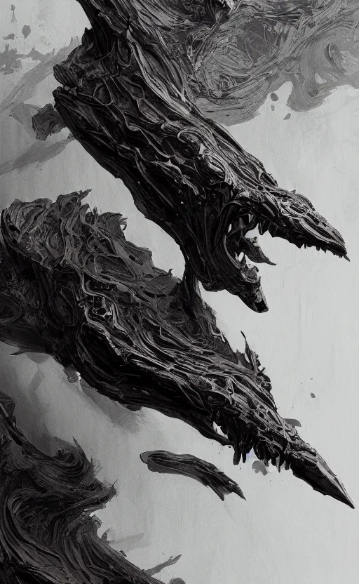 Prompt: close view of wooden dagger, black to gray gradient in background, front game card, drark, marvel comics, dark, intricate, highly detailed, smooth, artstation, digital illustration by ruan jia and mandy jurgens and artgerm and wayne barlowe and greg rutkowski and zdislav beksinski