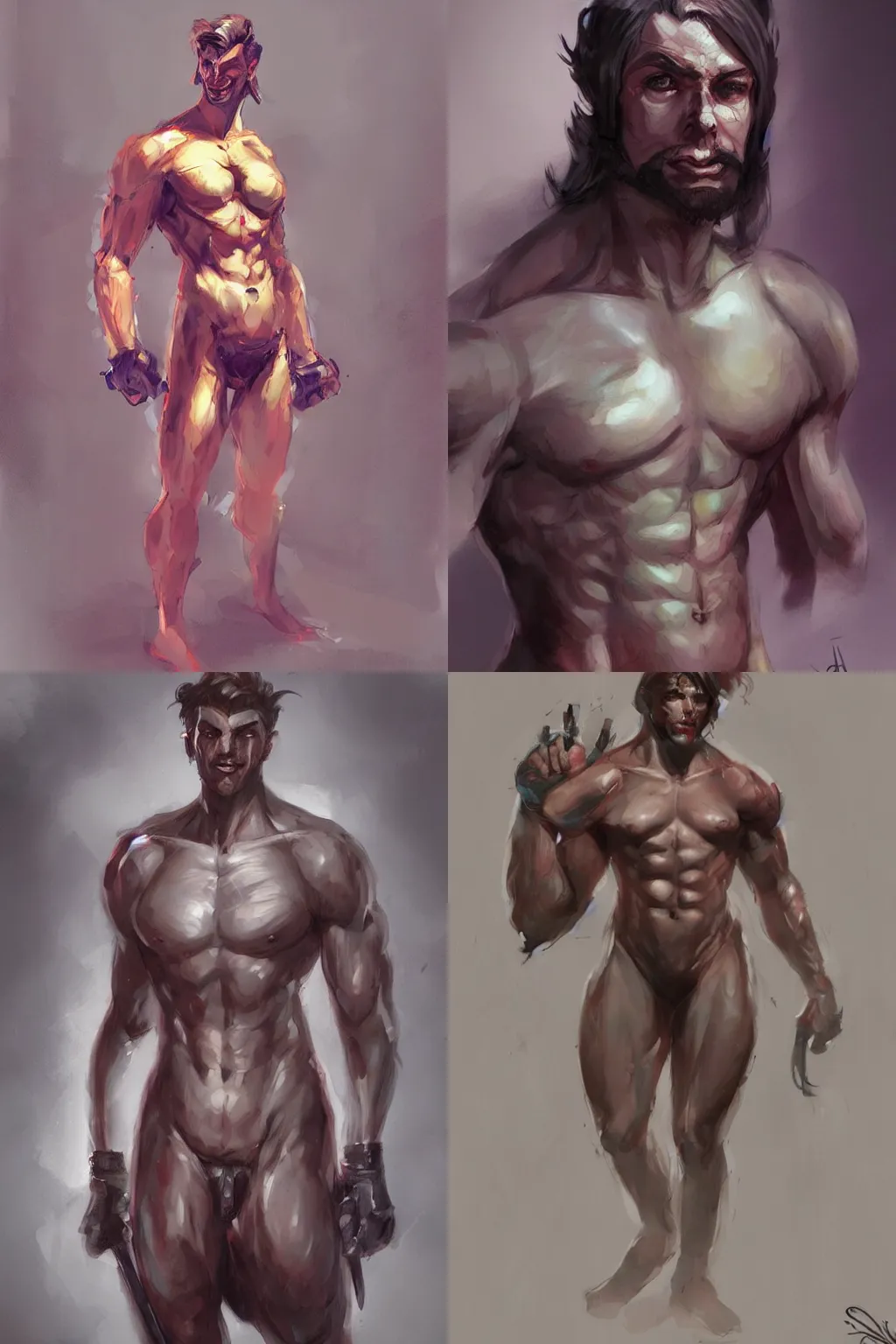 Prompt: male character art by sabbas apterus