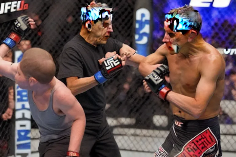 Image similar to obama as a ufc fighter