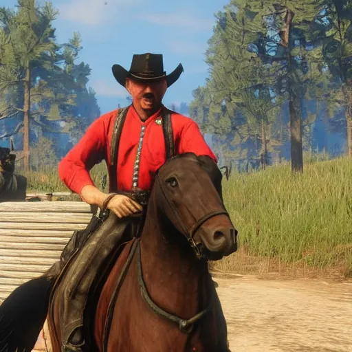 Image similar to Alexander Lukashenko in Red Dead Redemption 2