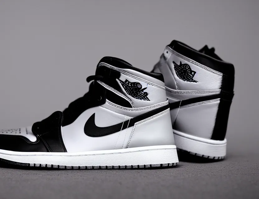 Image similar to a press photograph of nike jordan 1 chicago, size 1 0, white background