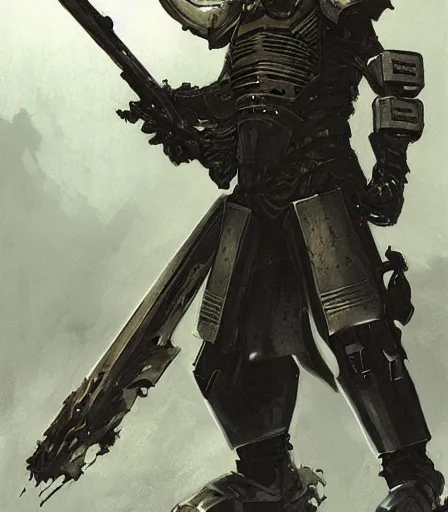 Prompt: Knights Templar wearing sci-fi destiny video game armor concept art, muted colors, intricate painting, by John Harris, Emil Melmoth, Craig Mullins, yoji shinkawa, artstation, moebius comic, Marc Simonetti, lan McQue, Kentaro, Miura, hyper detailed, cinematic