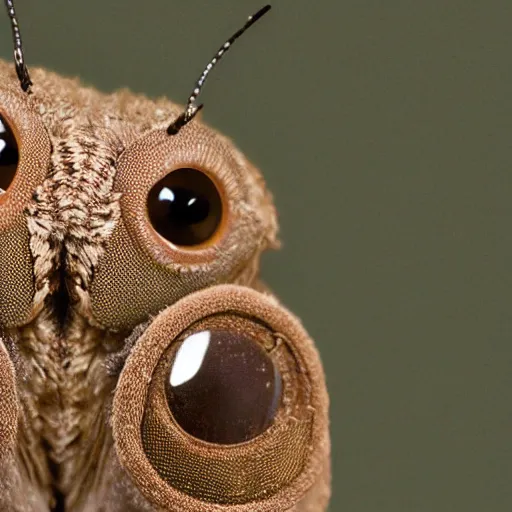 Image similar to anthropomorphic moth, the movie