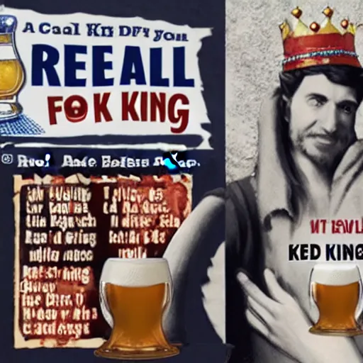 Image similar to campaign for real ale king