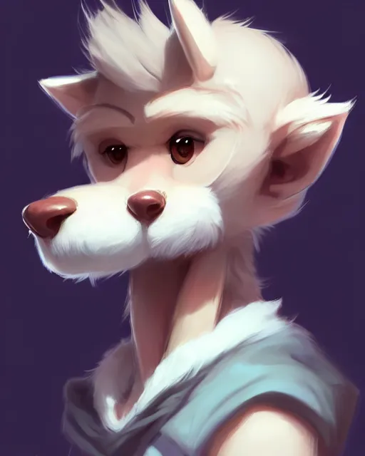 Image similar to character concept art of a cute male anthropomorphic furry | | adorable, key visual, realistic shaded perfect face, tufted softly, fine details by stanley artgerm lau, wlop, rossdraws, james jean, andrei riabovitchev, marc simonetti, and sakimichan, trending on weasyl