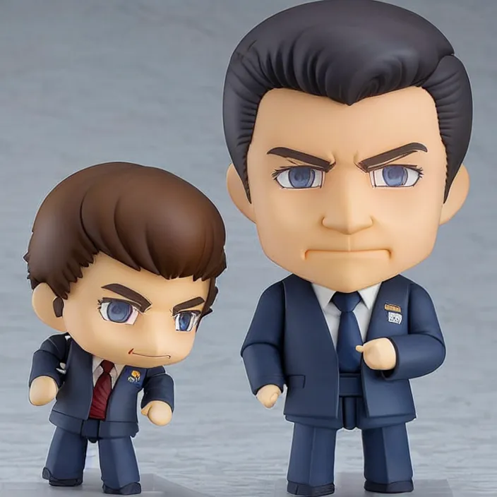 Prompt: Ronald Reagan, An anime Nendoroid of Ronald Reagan, figurine, detailed product photo