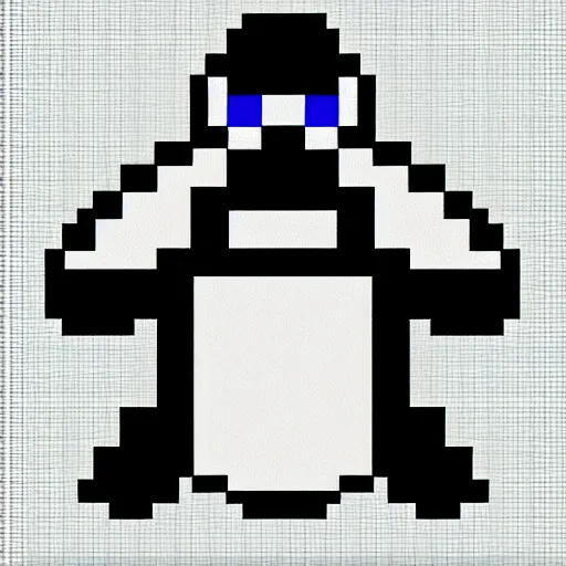 Prompt: 1 6 bit pixel art of a gorilla, white background, game sprite, 1 6 bit art,