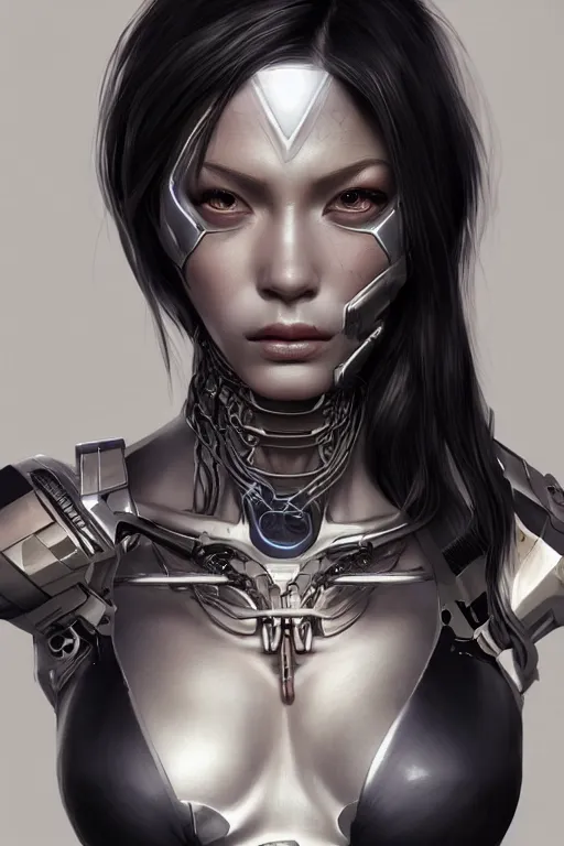 Prompt: Ultra realistic illustration, cyborg woman, exposed parts, yakuza, cyberpunk, sci-fi, fantasy, intricate, elegant, highly detailed, digital painting, artstation, concept art, smooth, sharp focus, illustration, art by artgerm