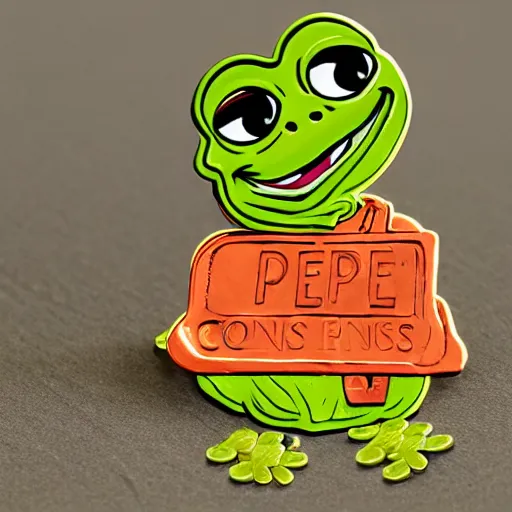 Image similar to pepe afraid of coins