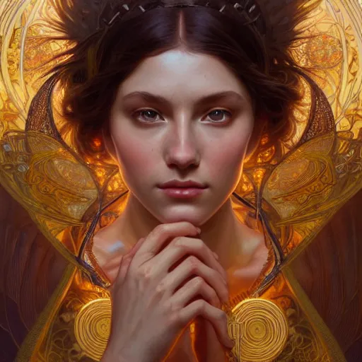 Image similar to perfectly-centered-Portrait of a Goddess, intricate, highly detailed, digital painting, artstation, concept art, smooth, sharp focus, illustration, Unreal Engine 5, 8K, art by artgerm and greg rutkowski and alphonse mucha