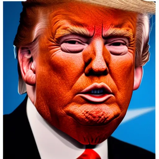Prompt: trump as an orange