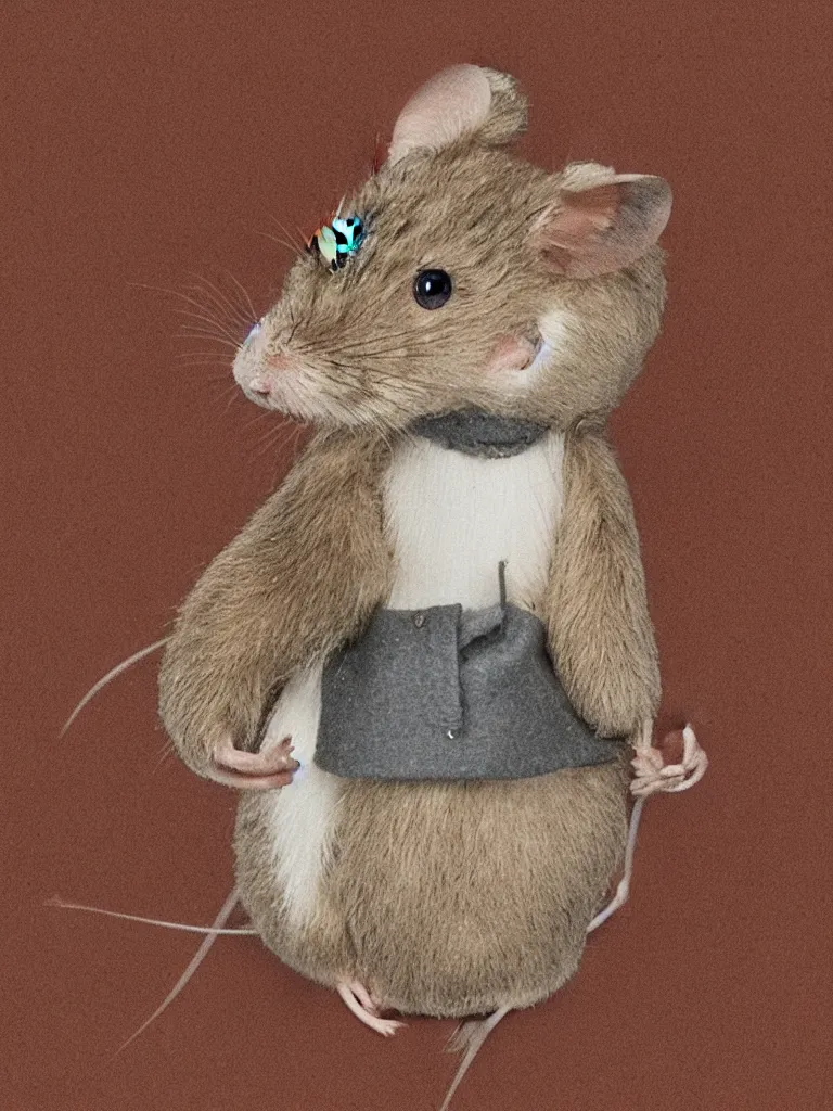Prompt: Potrait of a Well Dressed Mouse