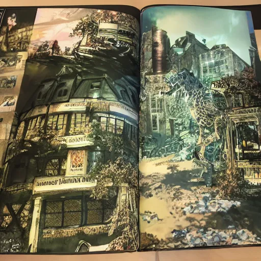 Image similar to incredible thomas kincaid landscape eldritch secret by yoji shinkawa apophasis