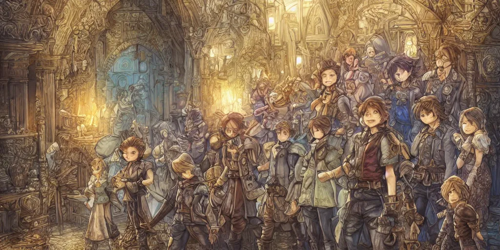 Image similar to now is the time to make justice a reality for all of god's children. ultrafine highly detailed colorful illustration, intricate linework, sharp focus, octopath traveler, final fantasy, unreal engine highly rendered, global illumination, radiant light, intricate environment