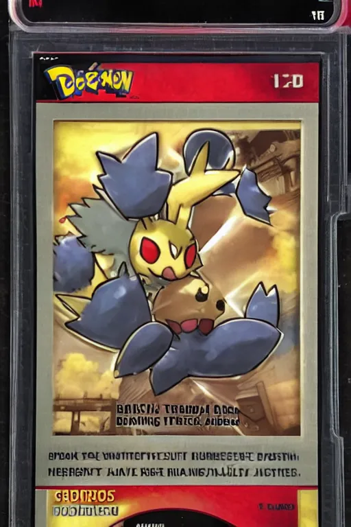 Prompt: Pokemon card of Duke Nukem, highly detailed trading card screenshot