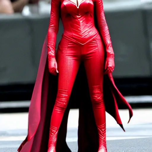 Image similar to Jessica Alba as scarlet witch