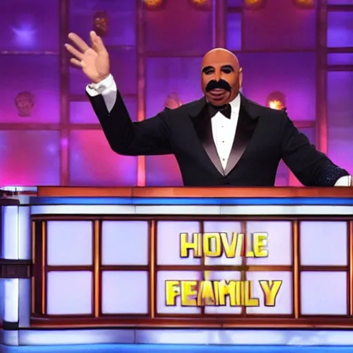 Image similar to Steve harvey as George Washington on family feud