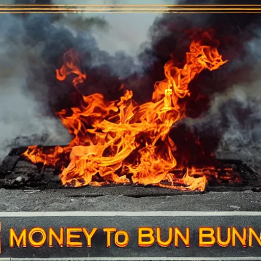 Image similar to money to burn