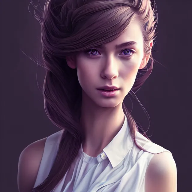 Image similar to epic professional digital art business portrait of 👩‍🏫💃🤵‍♀️,best on artstation, cgsociety, wlop, Behance, pixiv, astonishing, impressive, outstanding, epic, cinematic, stunning, gorgeous, concept artwork, much detail, much wow, masterpiece.