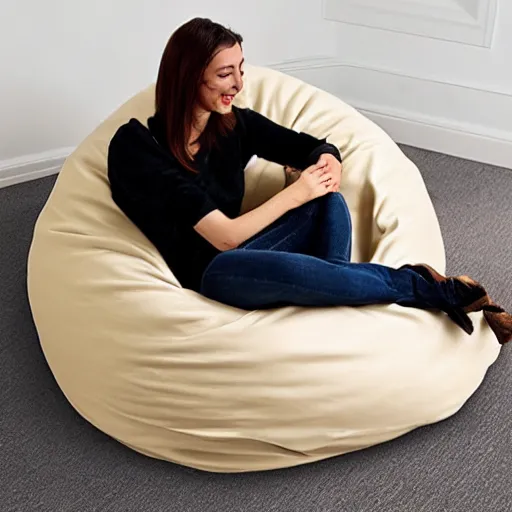 Image similar to creamy donut bean bag