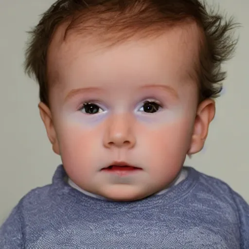 Image similar to a baby version of Colin Robinson, 8k,