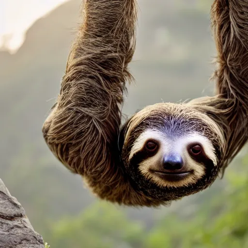 Prompt: a sloth as a gladiator, close up, epic 8k photo