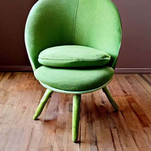 Prompt: avocado chair