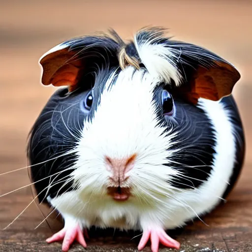 Image similar to guinea pig with wings