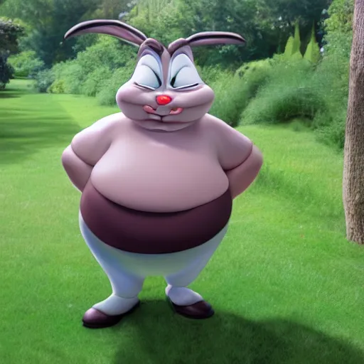 Image similar to the real life Fat big Bugs Bunny