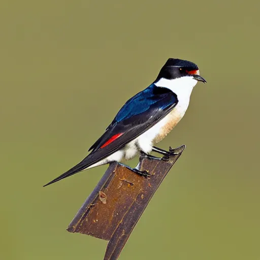 Prompt: hirundo rustica, style by john gould