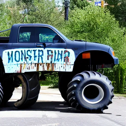 Image similar to monster truck taxi
