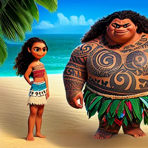 Prompt: moana