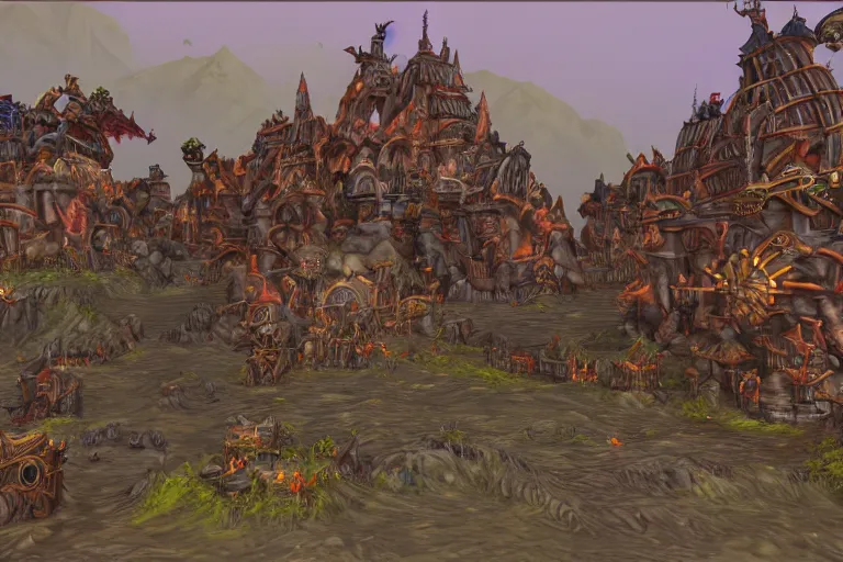 Image similar to photograph of orgrimmar