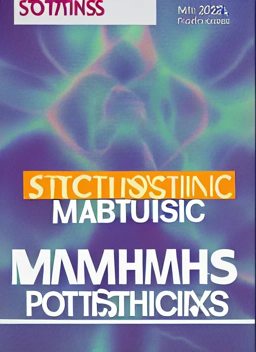 Prompt: Math textbook cover. Stochastic processes. 2022 edition