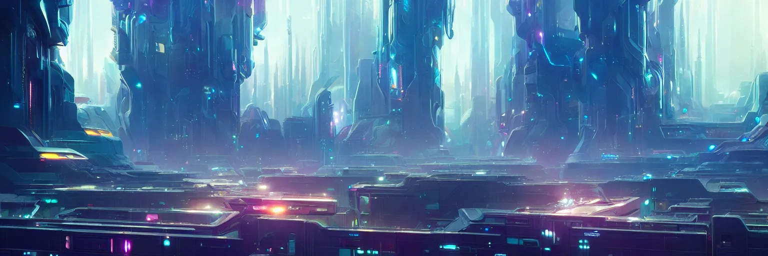 Image similar to out of focus scene of a futuristic magicpunk cityscape, bokeh, hyper photorealistic, crispy quality, digital photography, art by pascal blanche, art by artgerm, art by greg rutkowski,