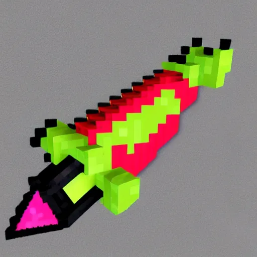 Image similar to minecraft rocket ship