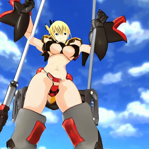 Image similar to guilty gear strive bridget says trans rights