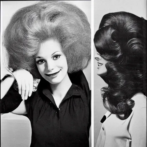 Image similar to 1 9 6 9 big hair day at walmart