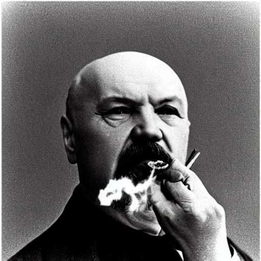 Image similar to lenin smokes french fries