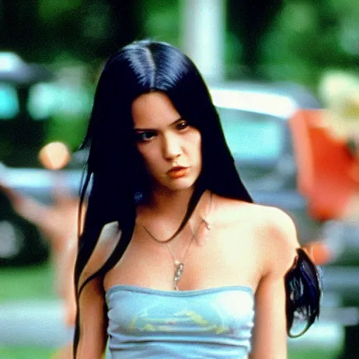Image similar to a film still o nico robin in 10 Things I Hate About You(1999)